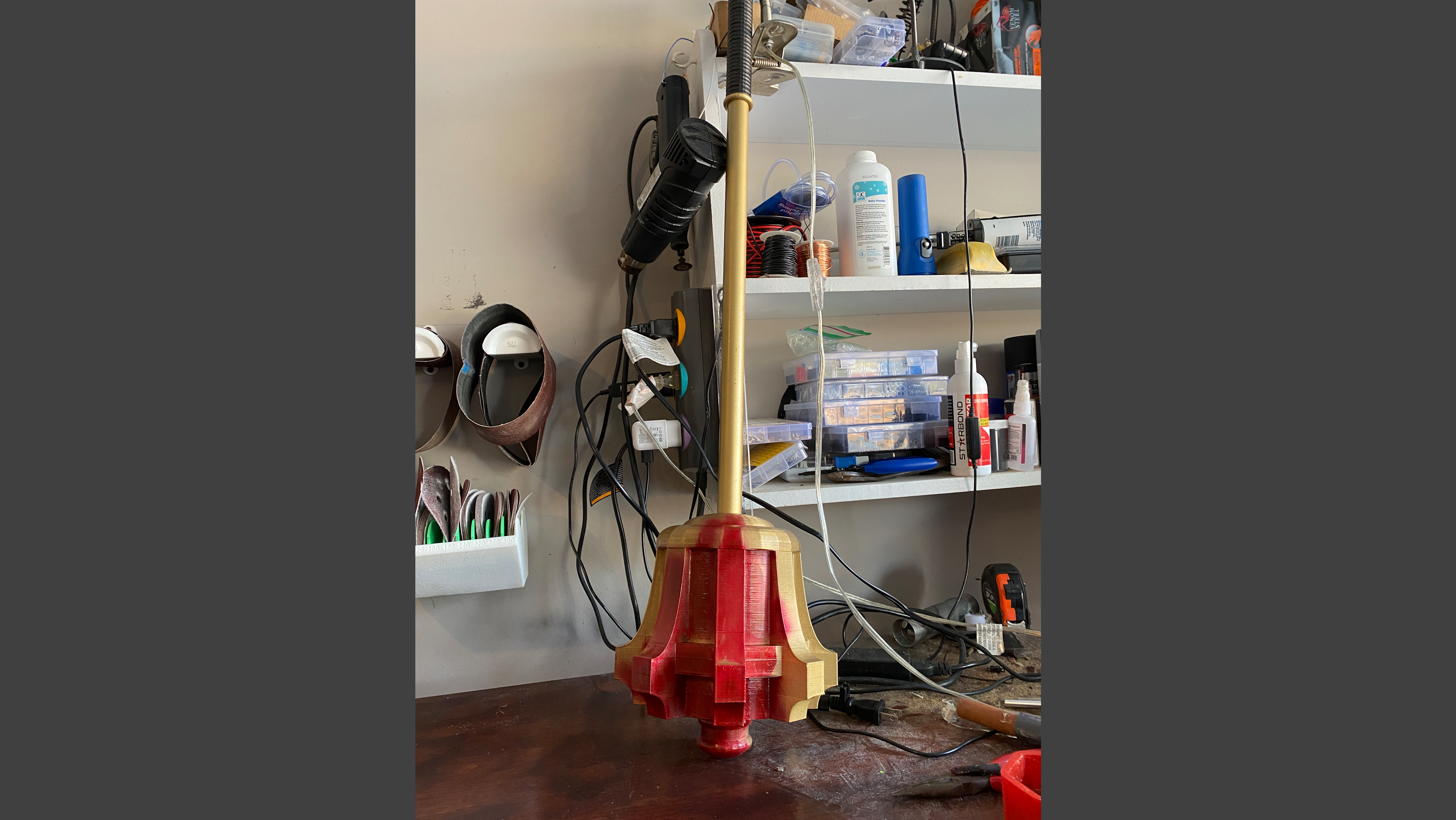 an image of my 3d printed mace